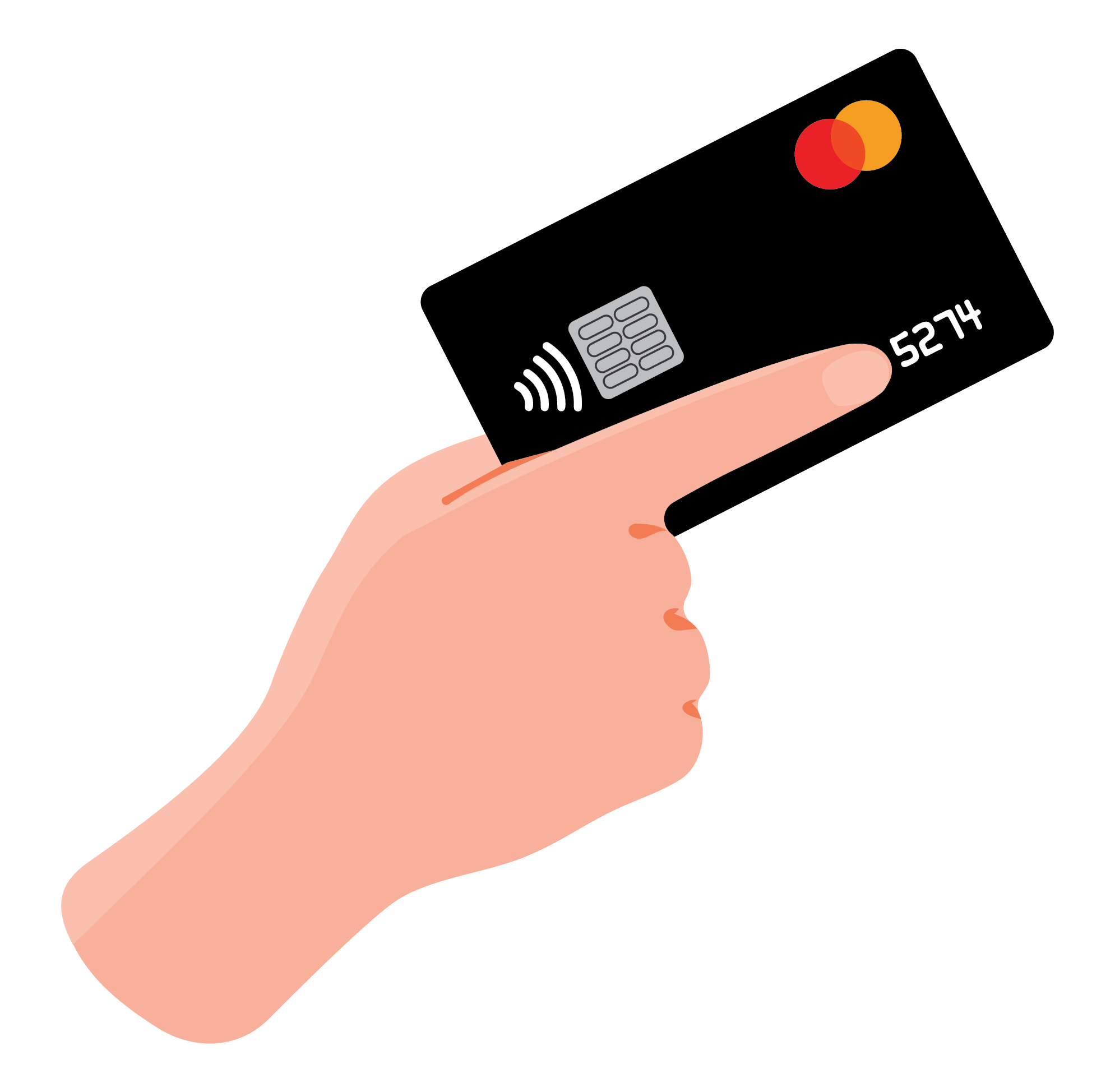 Contactless Payment Black Mastercard